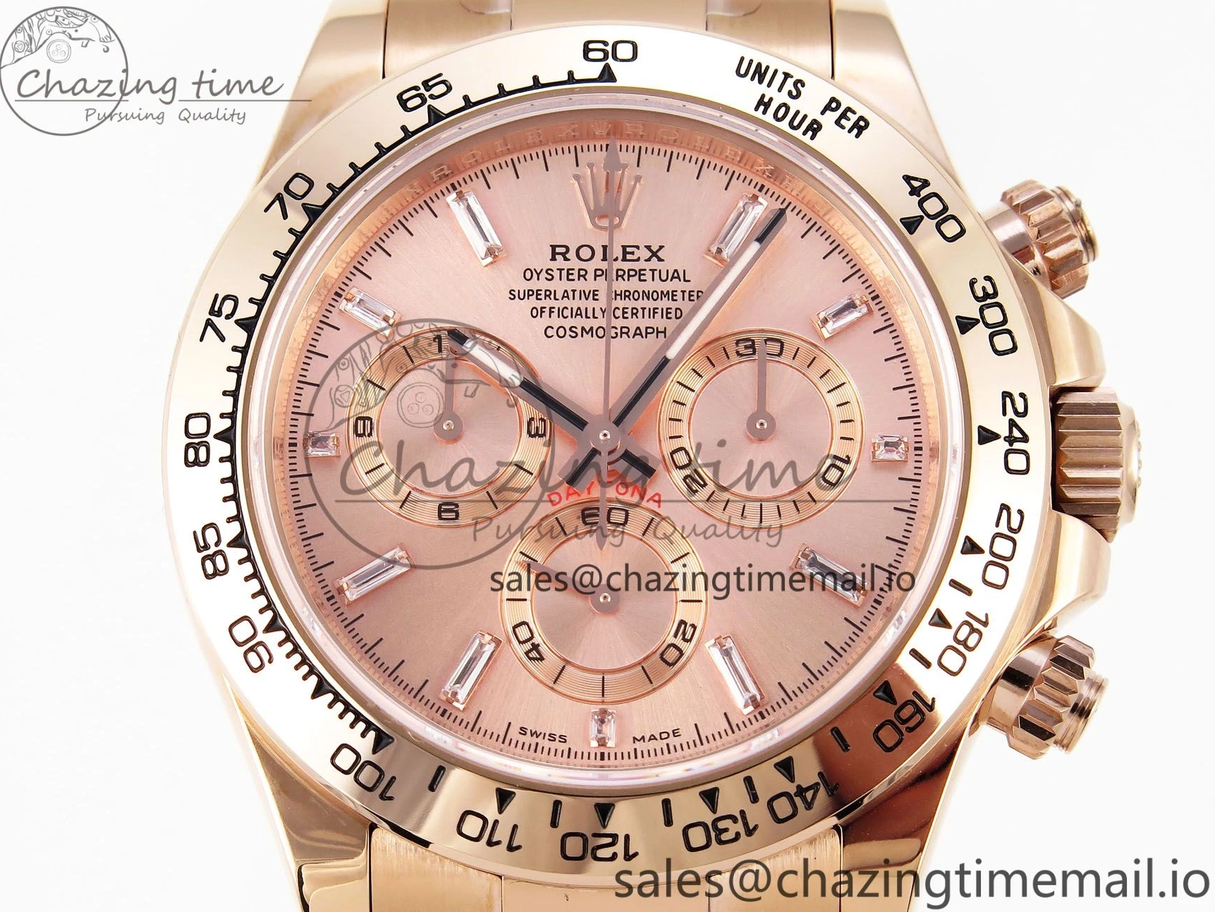 MiroTime 0402 Bold Daytona 116505 KING 1:1 Best Edition RG Crystal Dial on RG Bracelet SH 1938